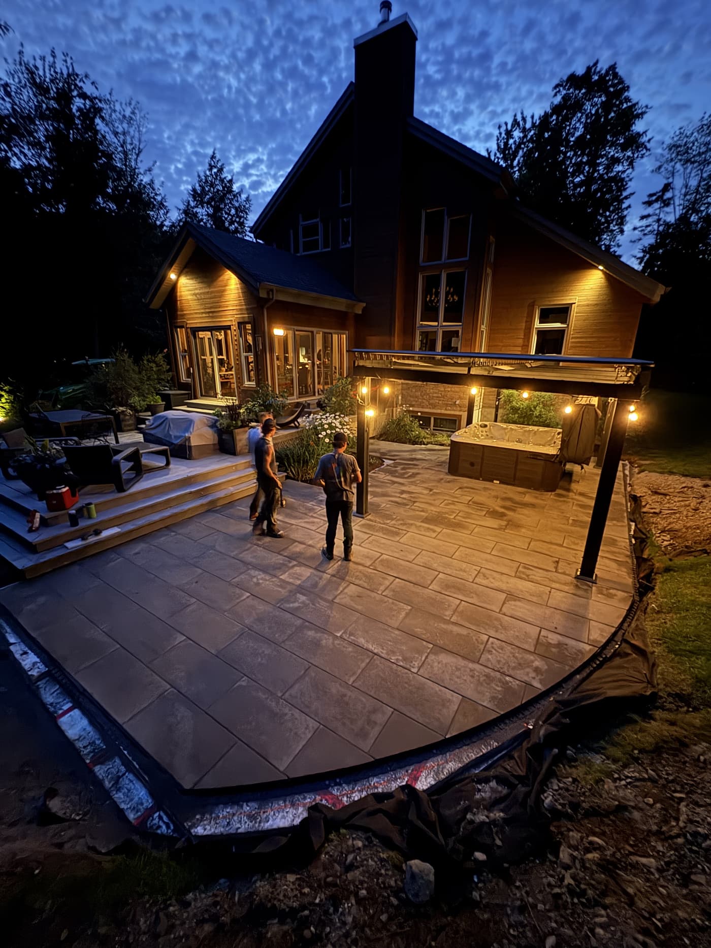 Aménagement paysager réalisé par Aménagements Agénor à Sherbrooke